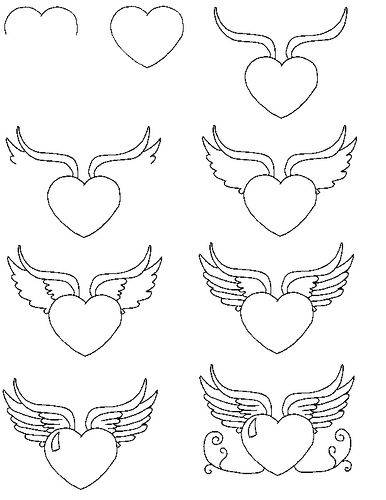 Как нарисовать сердце красиво — megamaster.info