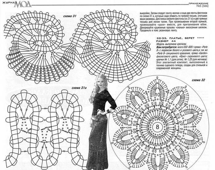 Брюггские кружева крючком схемы и описание фото