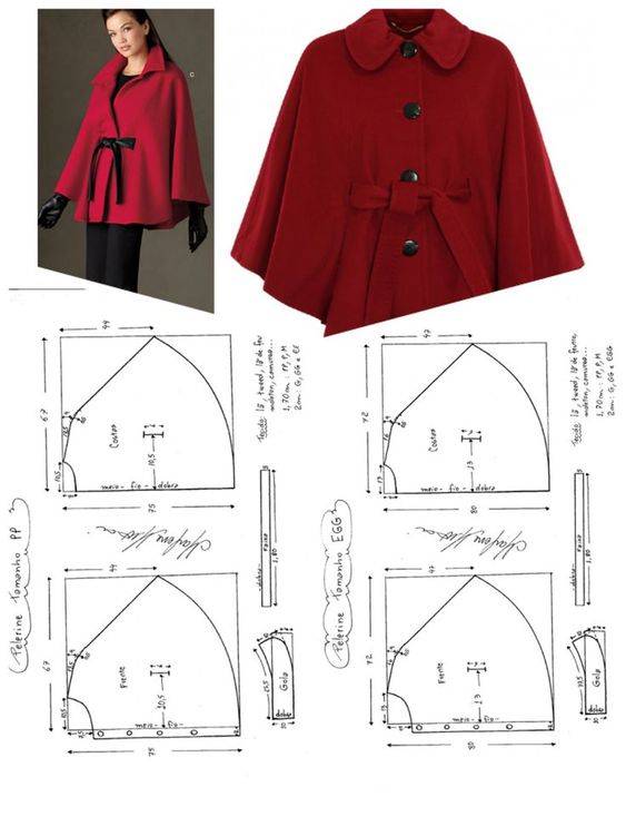 Прямое пальто. инструкция по пошиву и печати выкроек