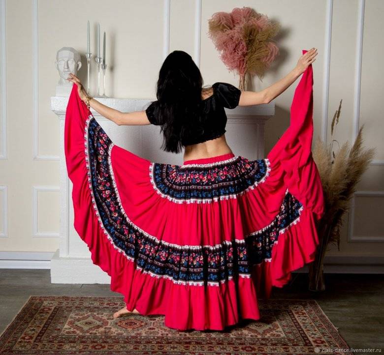 Как сшить цыганскую юбку: выкройка, пошаговая инструкция, для девочки