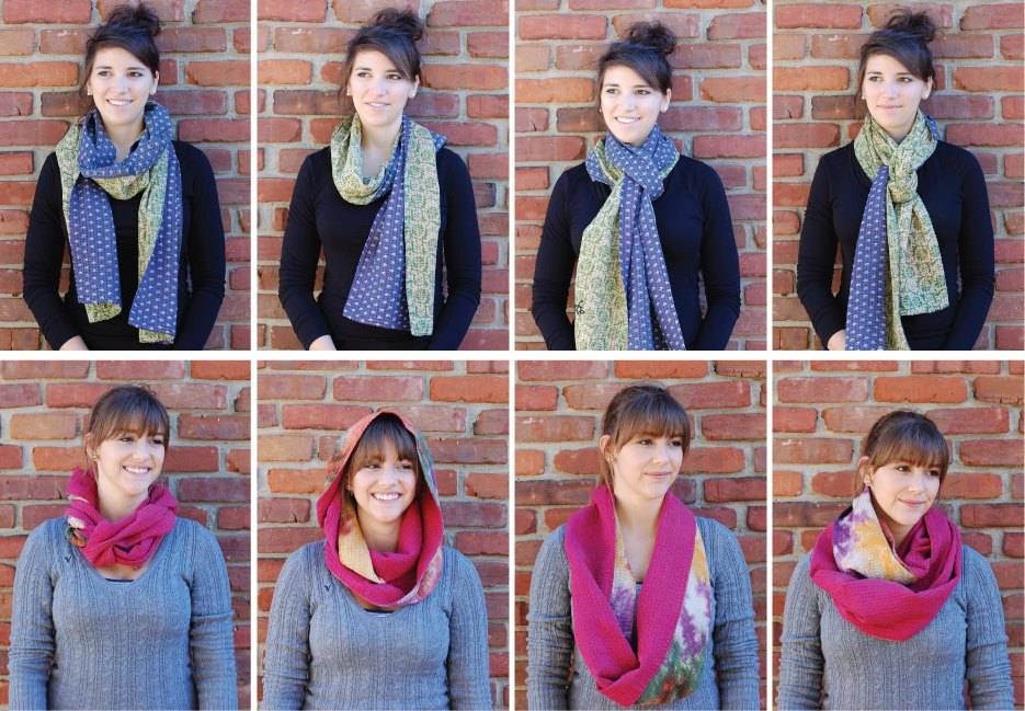 Как красиво завязать шарф: 19 лучших способов