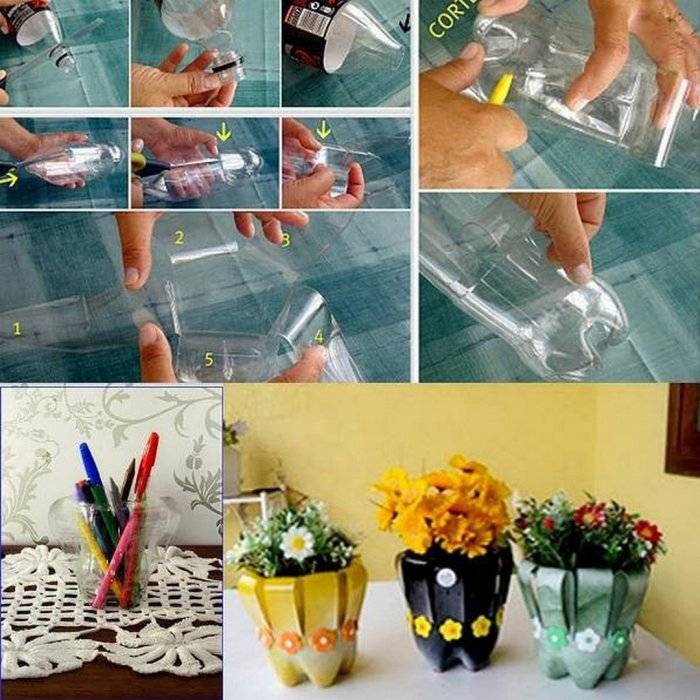 Цветы из пластиковых бутылок своими руками - пошагово для начинающих - мастер класс с фото и описанием - видео уроки