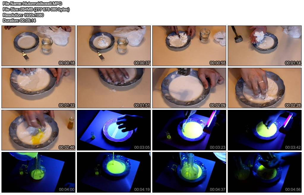 Как сделать светящуюся воду - краску - шнурки - видео советы из подручных средств