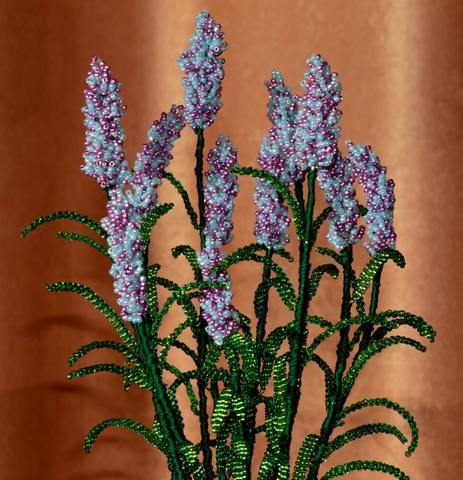 Цветы из бисера. лаванда из бисера— подробный мастер-класс.✔️beaded flowers, lavender