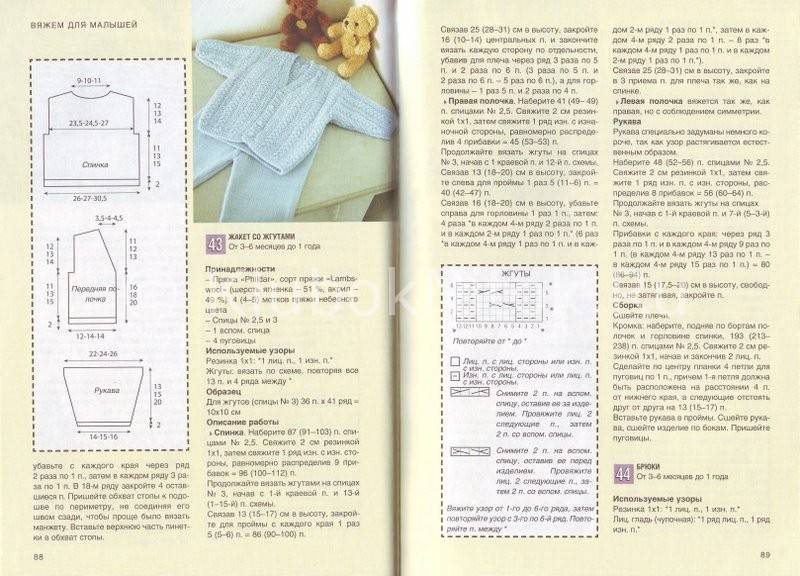 Вязаные вещи для малышей спицами для мальчика до года с описанием и схемами