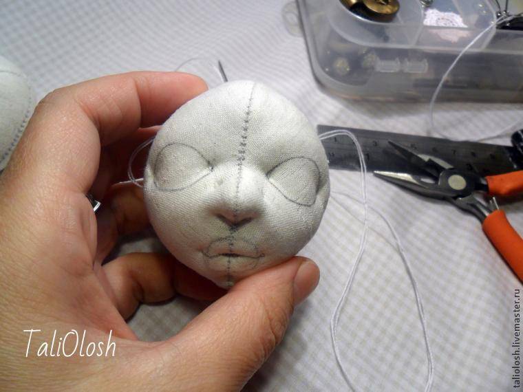 Создание объемной текстильной кукольной головы- мк от н. волошиной.... обсуждение на liveinternet