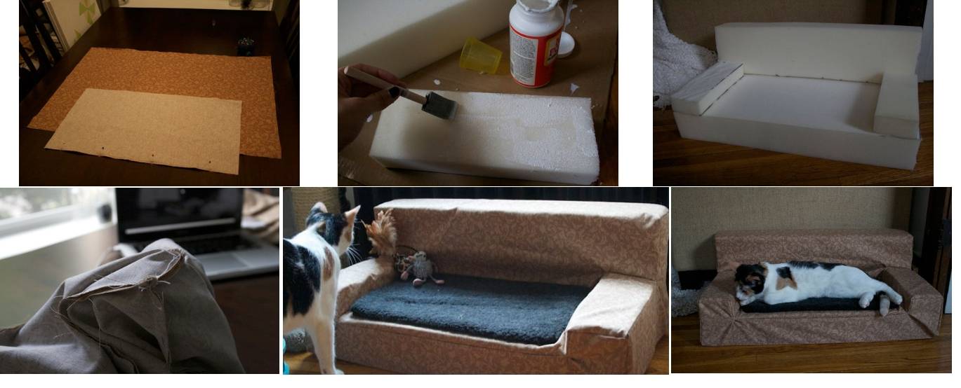 Как сшить домик для кошки своими руками – пошаговая инструкция +выкройки