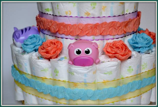 Торт из памперсов: пошаговая инструкция как сделать и украсить оригинальный подарок для детей (100 фото)