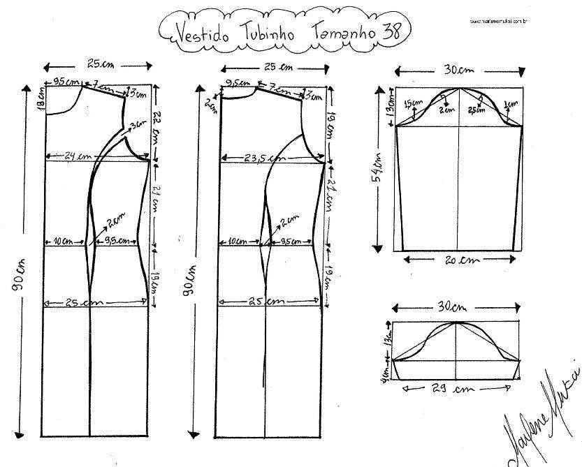 15 шагов - базовая выкройка платья с рукавом пошаговая инструкция
