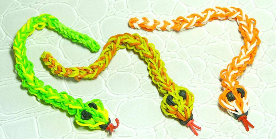 Как сплести змею из резинок: плетение без навыков, змейка-резиночка для всех