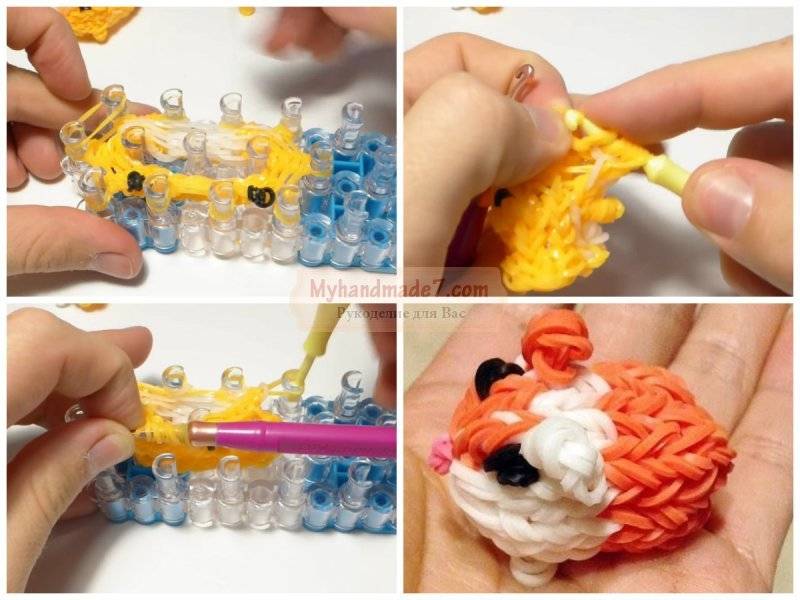 Игрушки из резинок для начинающих – различные техники плетения
