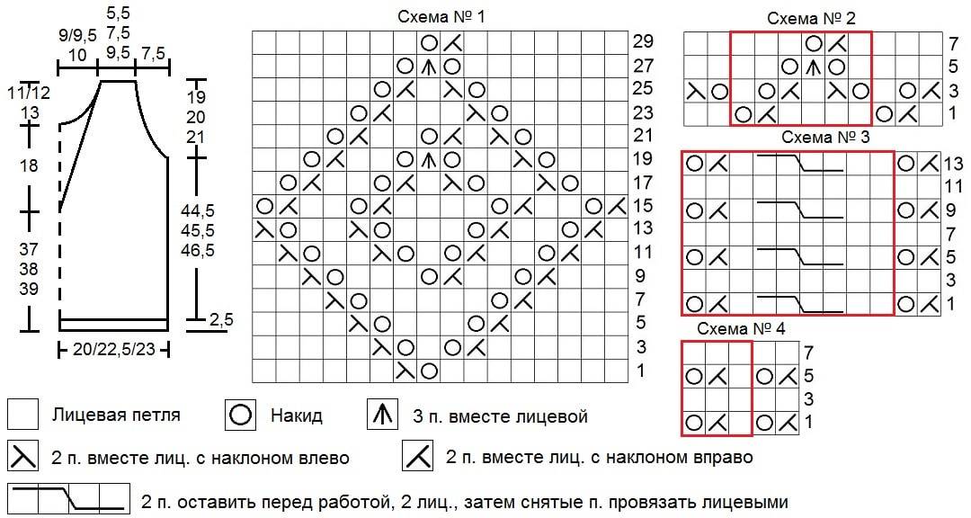 Жилетка схема