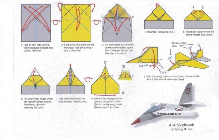Как сделать самолетик оригами - 115 фото с интересными идеями!