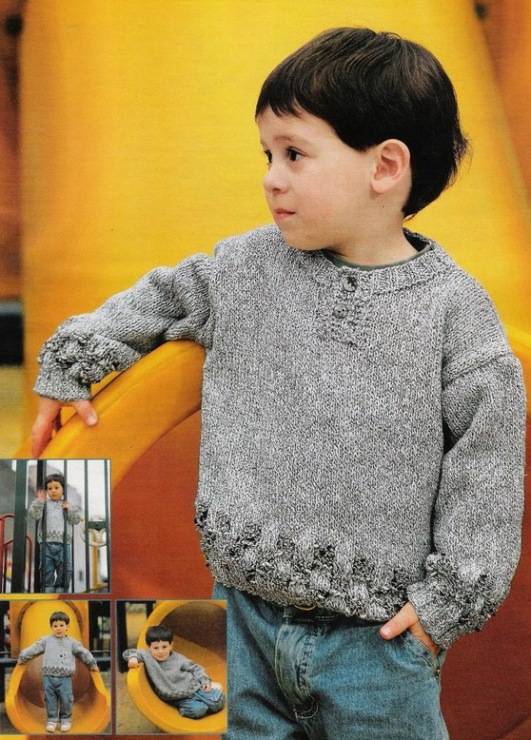Свитер для мальчика спицами: пошаговое вязание со схемами и описанием art-textil.ru
