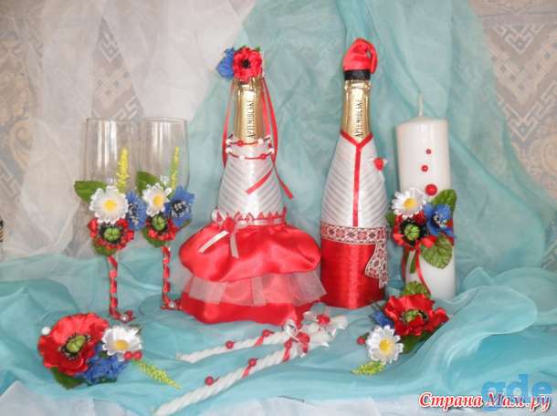 Как покрасить бутылку шампанского на свадьбу своими руками