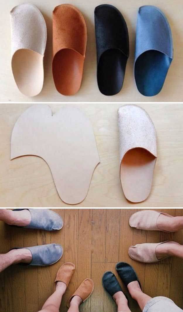Обувь для дома своими руками