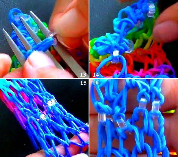 Как плести из резинок браслеты на пальцах поэтапно фото для начинающих
