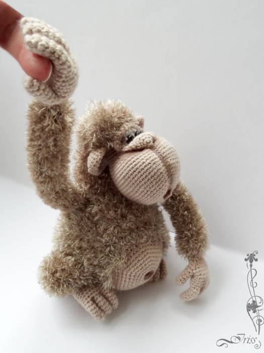 Амигуруми обезьяна: схема как делать крючком и спицами