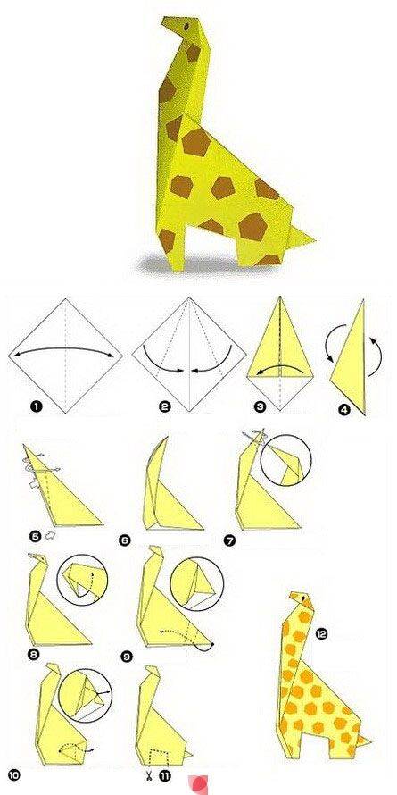 Поделки из бумаги оригами: животные, платье и коробочка