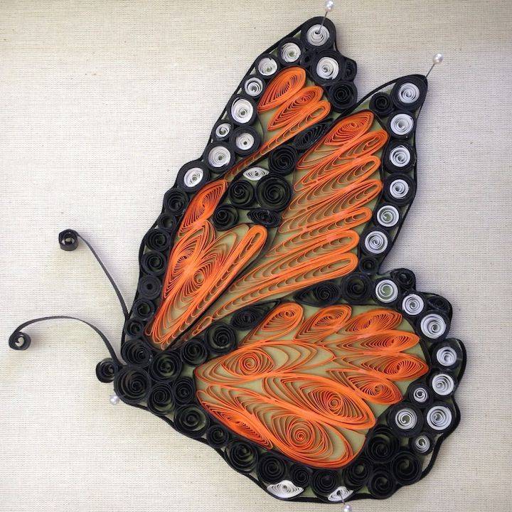 Квиллинг бабочки: мастер-класс для начинающих