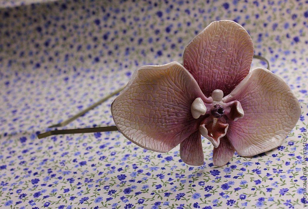 Орхидея из полимерной глины: учимся работать с уникальным материалом для творчества
