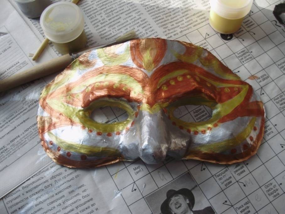 Мастер-класс папье-маше как я делаю африканские маски бумага