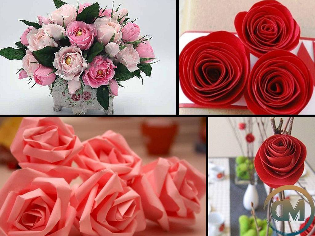 Как сделать розу из бумаги — лучшие идеи поделок своими руками + мастер-классы по созданию розы из бумаги (160 фото)