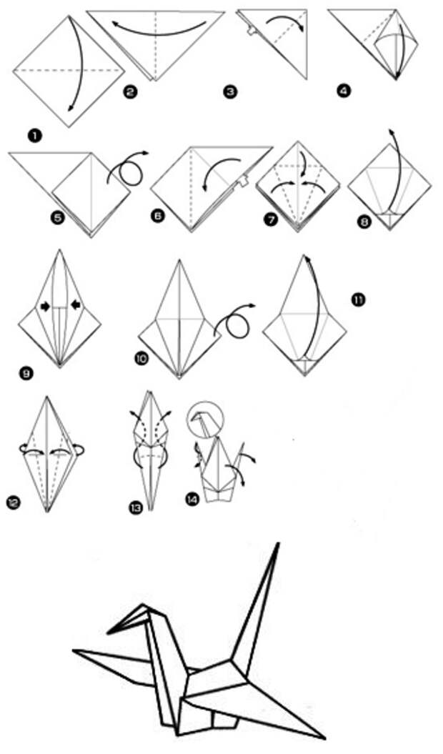 Оригами из бумаги для начинающих самые легкие схемы пошагово