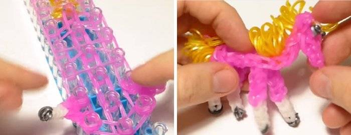 Как сделать браслеты из резинок на рогатке - видео уроки о плетении rainbow loom на рогатке
