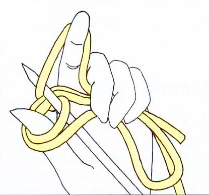 Итальянский набор петель спицами: видео, как набрать, способы, эластичный, для резинки 1х1, схема