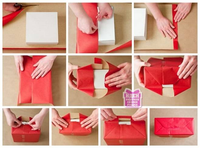 Как упаковать подарок в бумагу своими руками. советы +фото