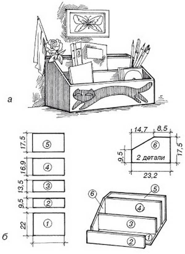 Подставка для карандашей из дерева своими руками чертежи и размеры