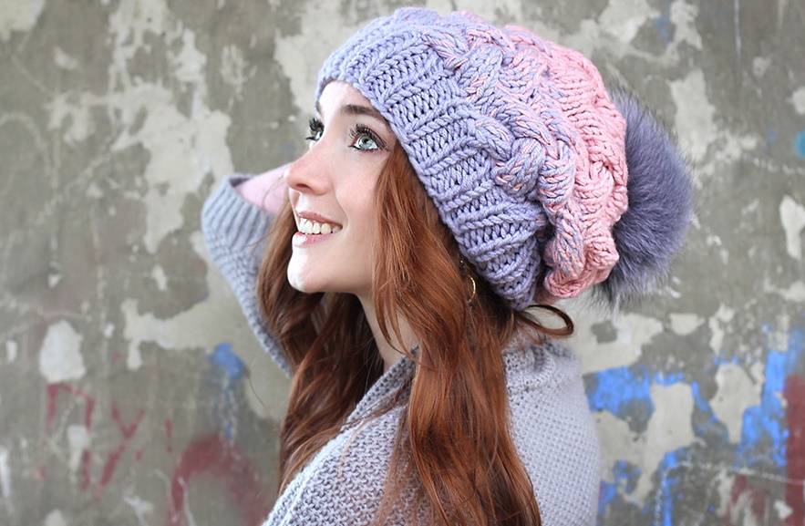 Зимняя шапка спицами: 95 фото модных и стильных новых моделей вязанных женских шапок с описанием и схемами для начинающих