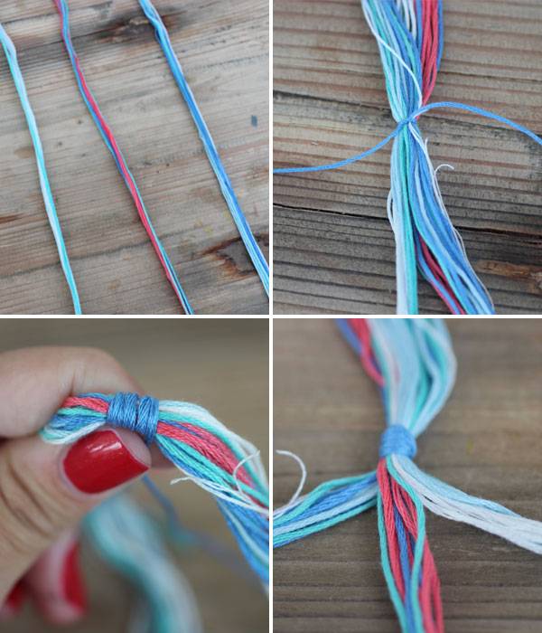 Как сделать браслет из ниток своими руками: браслеты желаний на красной нитке и схемы с видео-подборкой