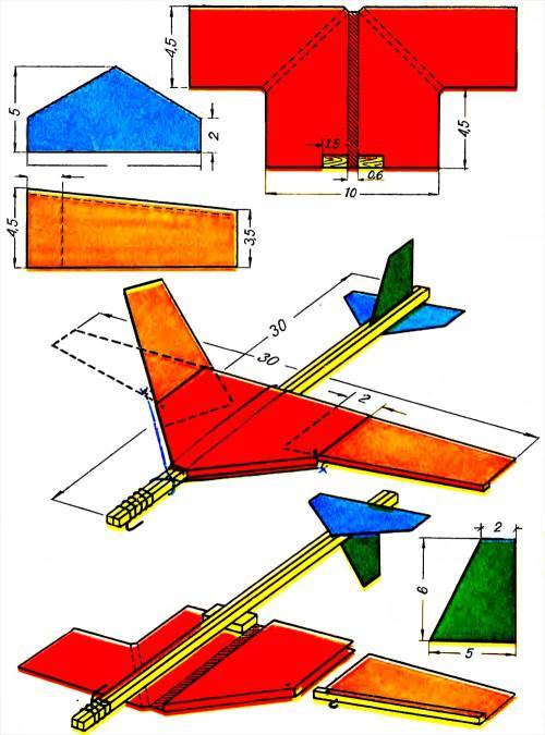 Самолет из картона и бумаги своими руками: фото схемы, макеты, пошаговая инструкция