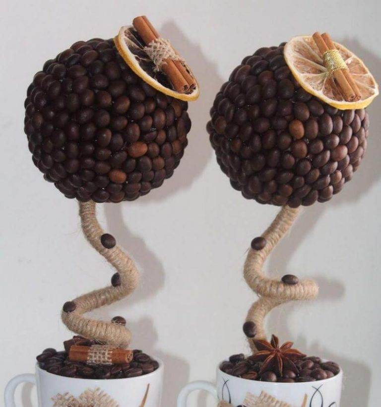 Поделки из кофейных зерен своими руками - инструкция по созданию ароматных поделок (150 фото + видео)