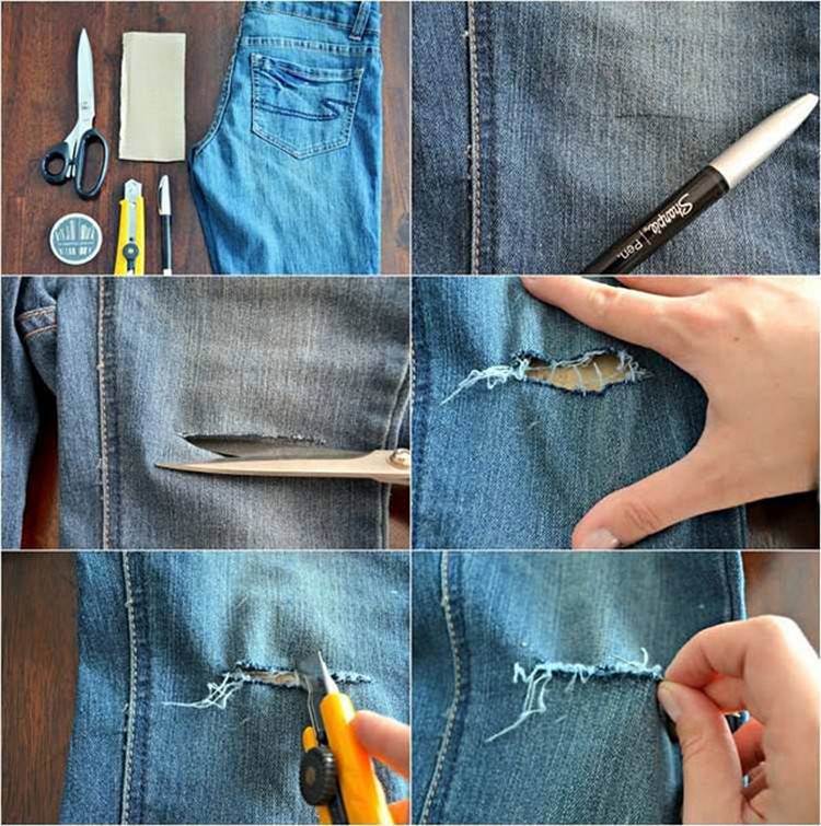 Как укоротить джинсы не обрезая низ: пошаговая инструкция своими руками, способы с машинкой и без, инструменты, материалы