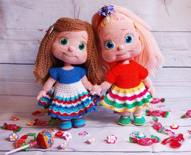 Удивительные вязаные куклы: создаем своими руками пупсов и принцесс