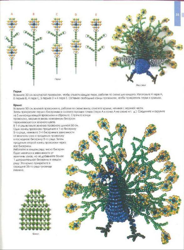 Из бисера книга схема