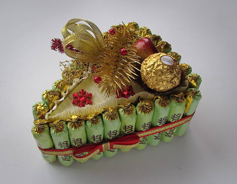 Делаем новогодние подарки из конфет своими руками: описание, фото, мастер-классы | праздник для всех