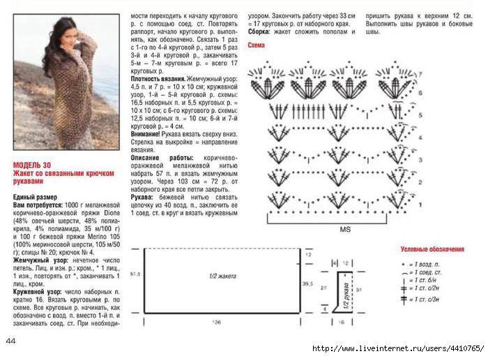 Кофта из пуха норки спицами схема и описание