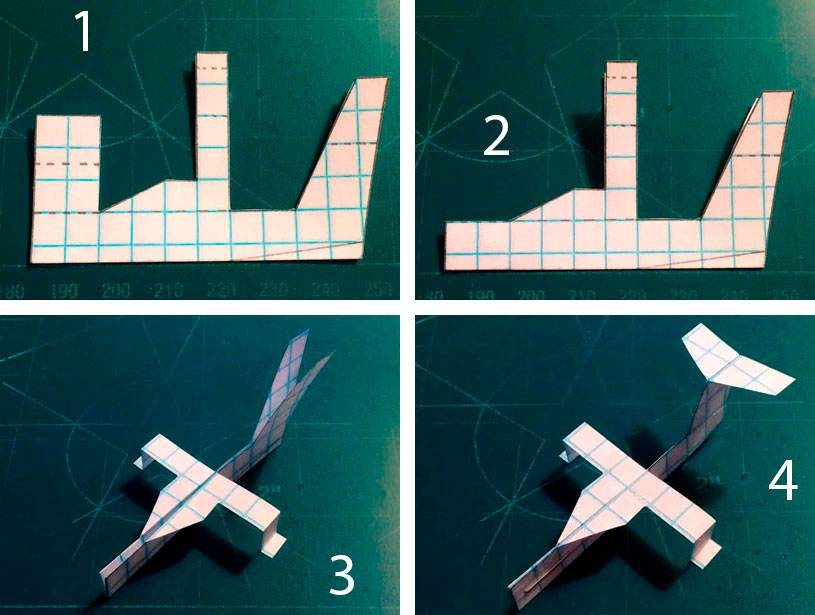 Как сделать самолёт из картона