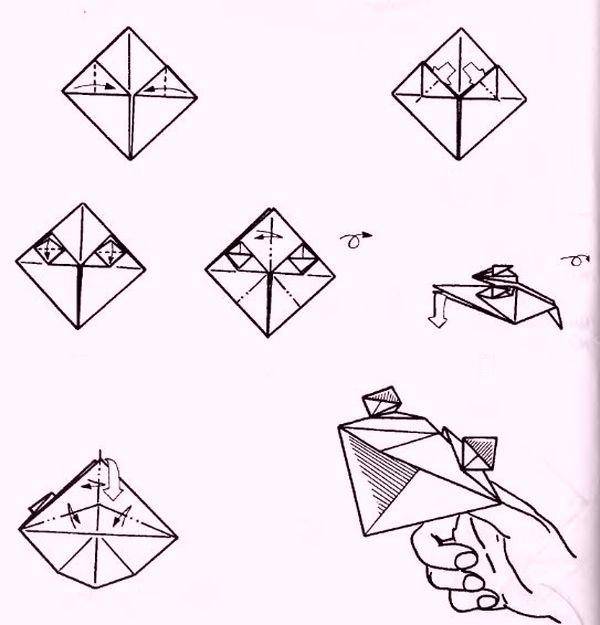 Как сделать оригами лягушку, чтобы она прыгала