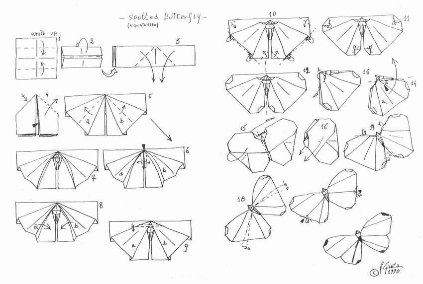 Бабочка оригами — 190 фото мастер-класс простых схем изготовления красивых бабочек