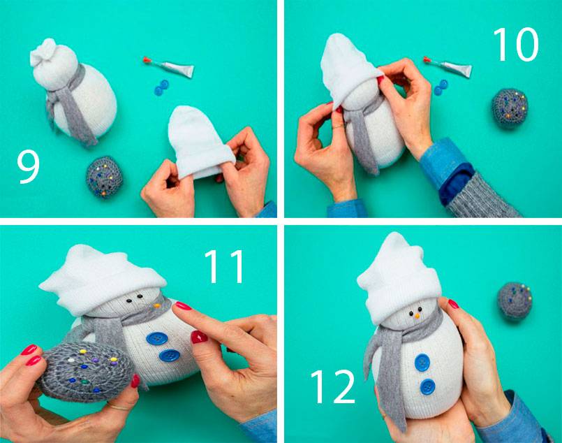 Поделка снеговик из подручных материалов (110 фото): пошаговый мастер-класс, как сделать красивую поделку своими руками