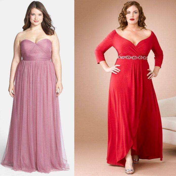 Платья для полных — красивые модели и модные фасоны 2021 года. размеры и особенности выбора платьев (110 фото)
