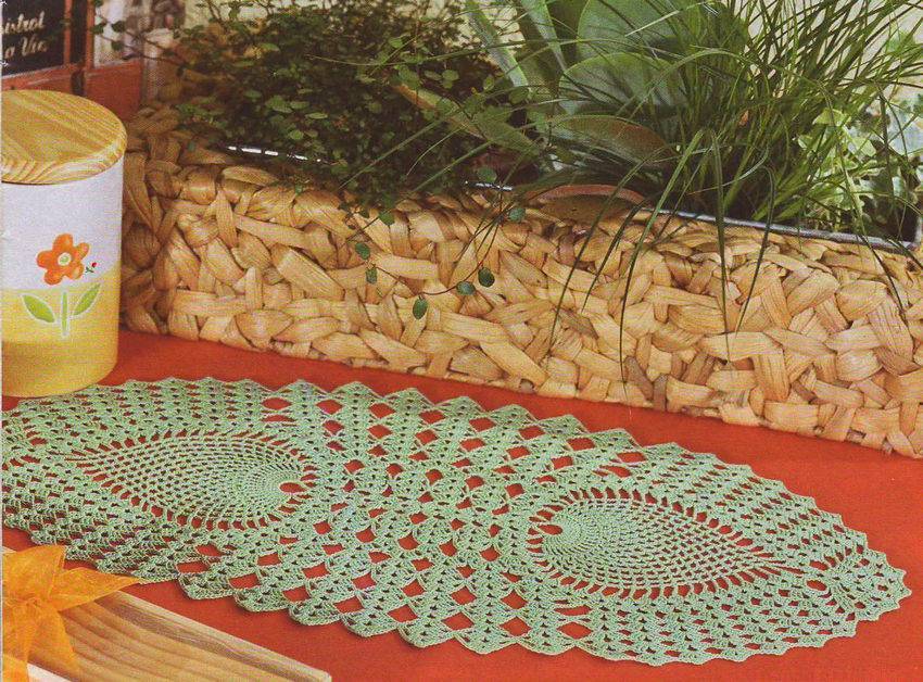 Схемы вязания скатерти крючком: делаем простые и красивые скатерти своими руками