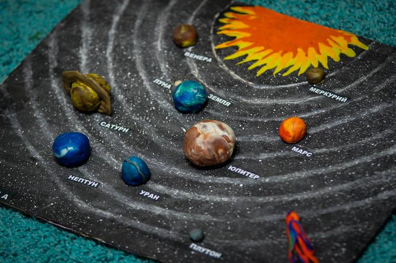 Как сделать модель солнечной системы из пластилина: варианты интересных идей. поделка планеты солнечной системы своими руками из пластилина