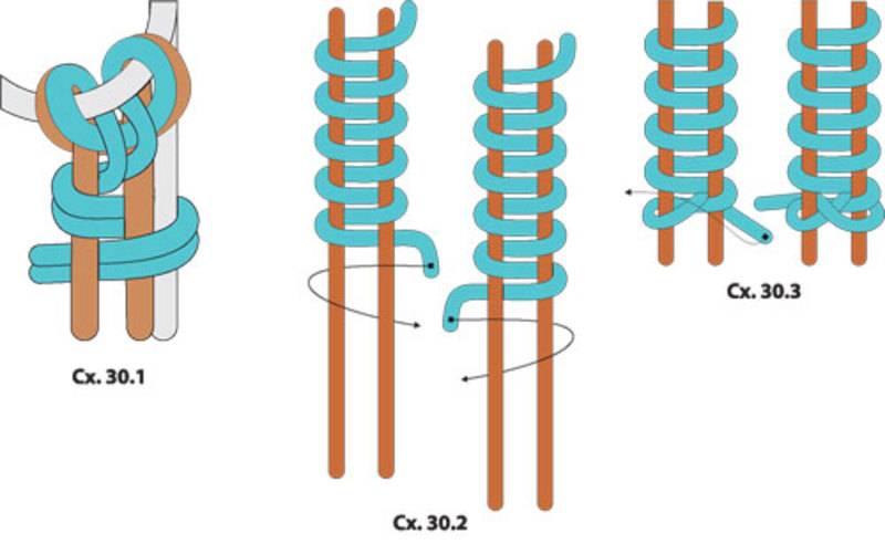 Схемы плетения из шнура