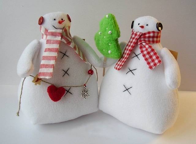 Снеговики к новому году своими руками: варианты изготовления и пошаговые инструкции